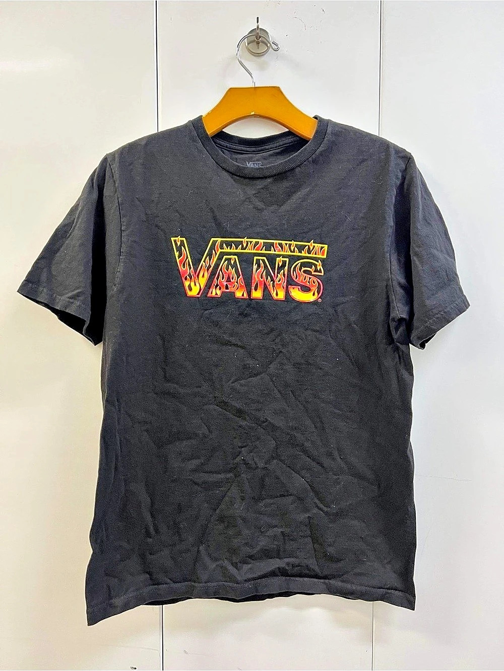 Vans Graphic Logo Short Sleeve Tee in Black XL Boys